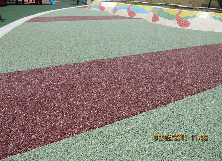 彩色透水地坪施工方案-環(huán)氧地坪漆，水性地坪漆!